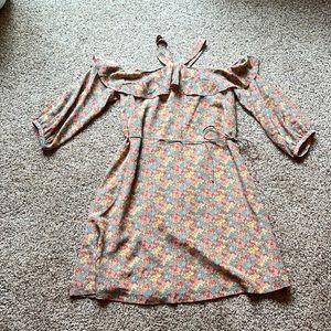 Madewell Off the Shoulder Floral Dress